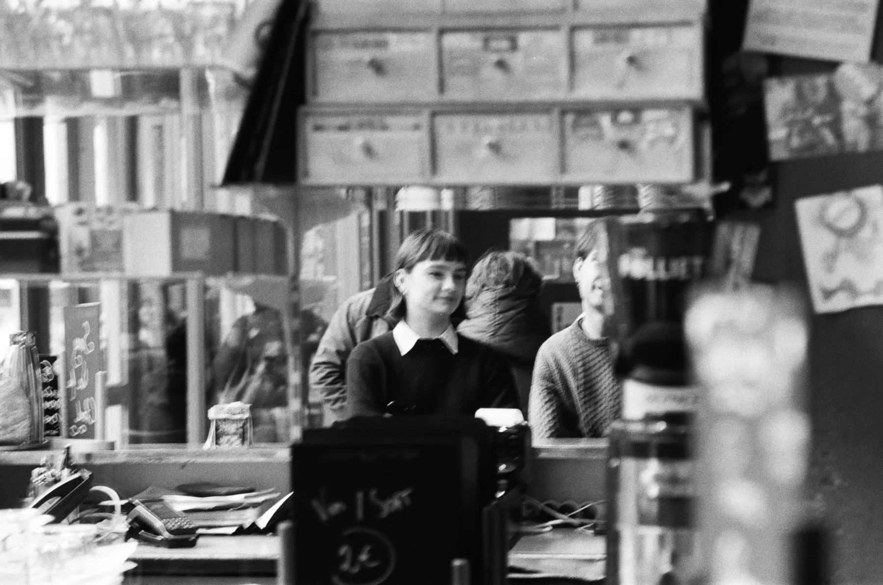 Behind the counter