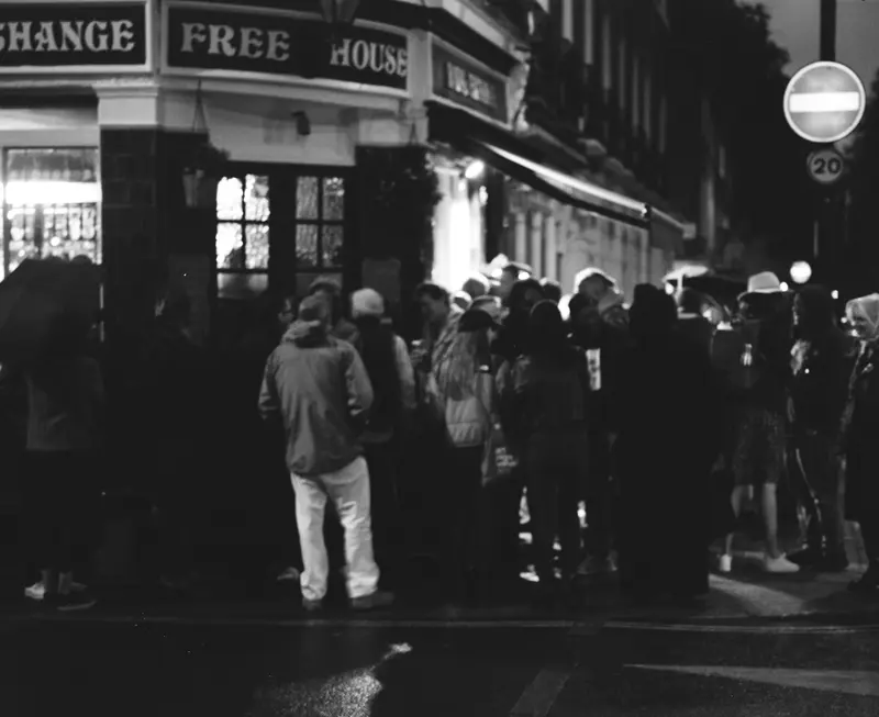 Outside the Royal Exchange