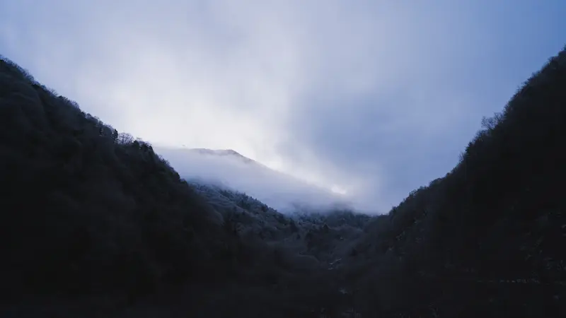 Last light in the valley